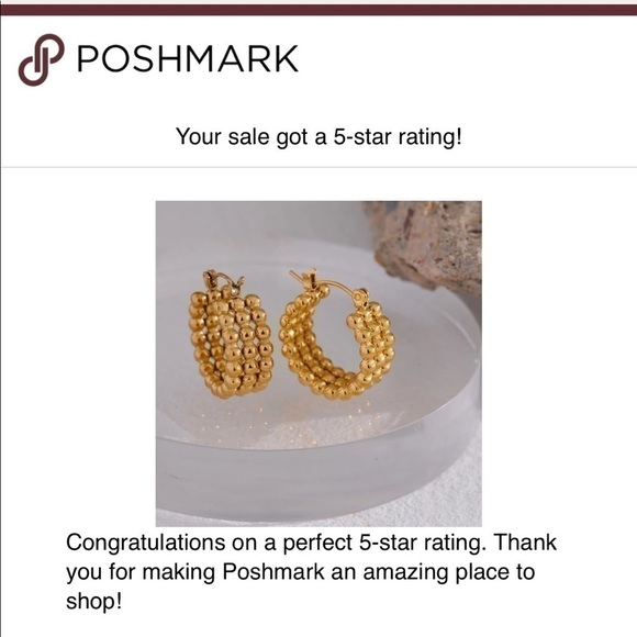 𝅺NEW 18k Gold Plated Triple Hoop Huggie Earrings - Picture 8 of 10